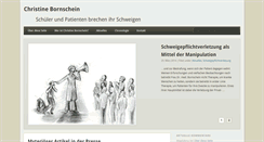 Desktop Screenshot of bornschein-skandal.com