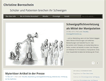 Tablet Screenshot of bornschein-skandal.com